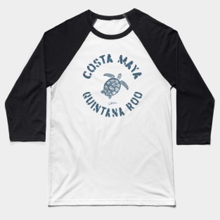 Costa Maya, Mexico, Sea Turtle Baseball T-Shirt